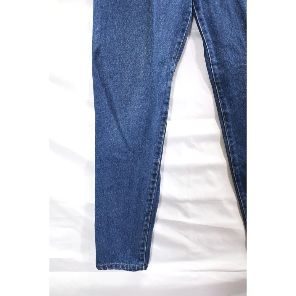 Vintage Gloria Vanderbilt Y2K High Rise Tapered Mom Jeans Blue Denim Womens 11